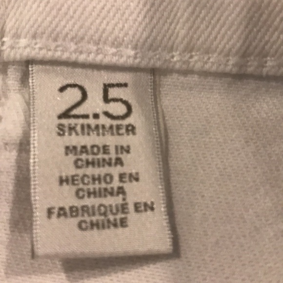 Chico’s White Denim Skimmer Jeans - Picture 6 of 7